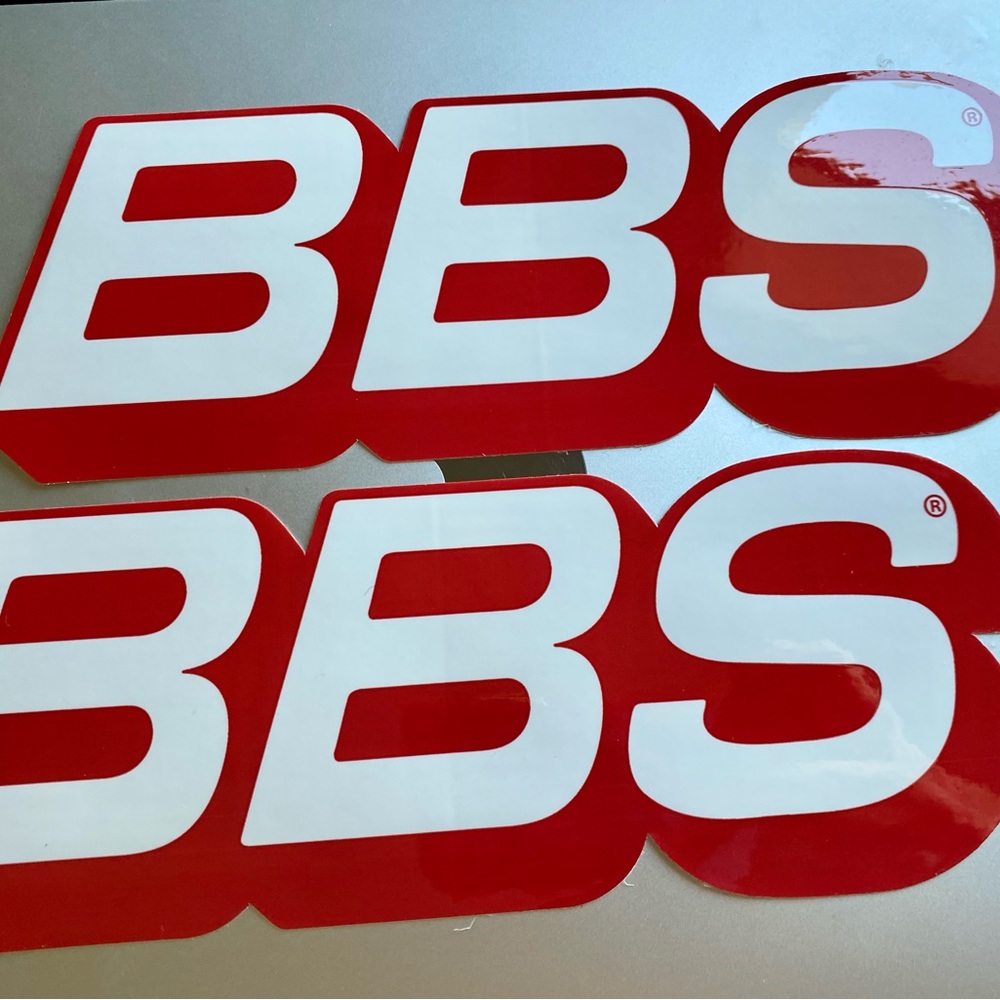 BBS wheels authentic sticker BMW Porsche Volkswagen Honda Toyota racing DUB